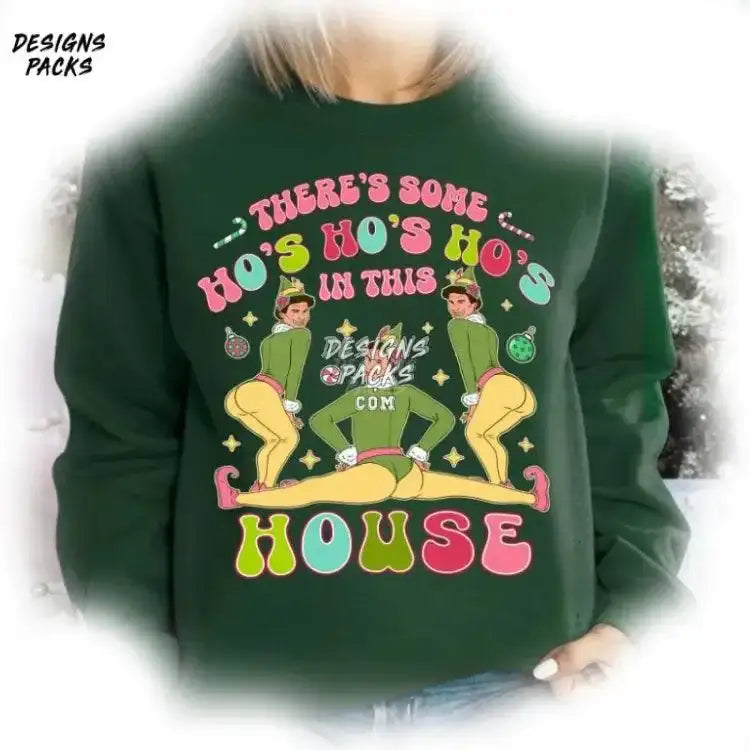 Buddy The Elf Christmas Movie There Some Ho In This House Png Design