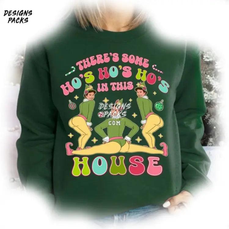 Buddy The Elf Christmas Movie There Some Ho In This House Png Design