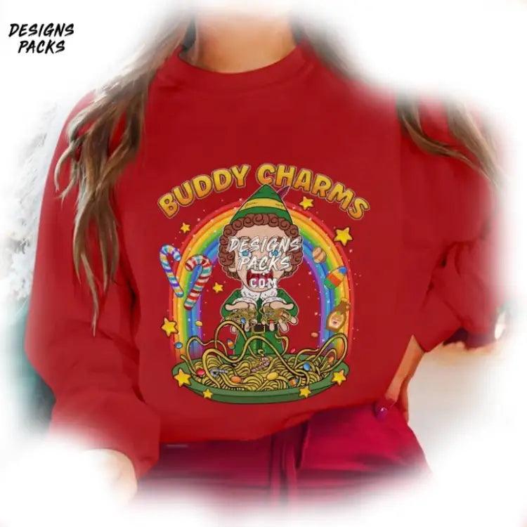 Buddy The Elf Christmas Movies Charms Png Design