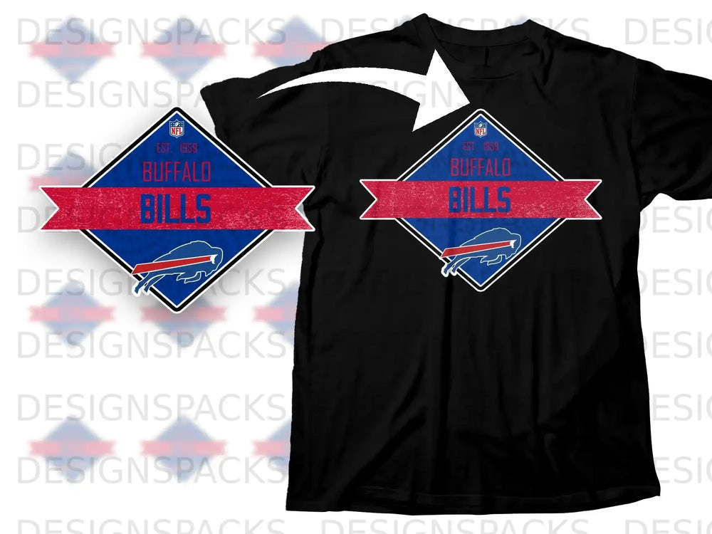 Buffalo Bills Est. 1960 Vintage Logo T-Shirt