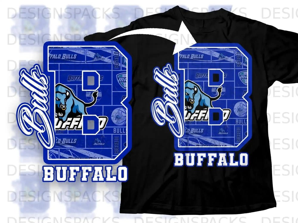 Buffalo Bulls B Graphic Print Buffalo Product T-Shirt