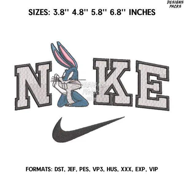 Bugs Bunny Embroidery Design File, Bugs Bunny Anime Embroidery Design,.