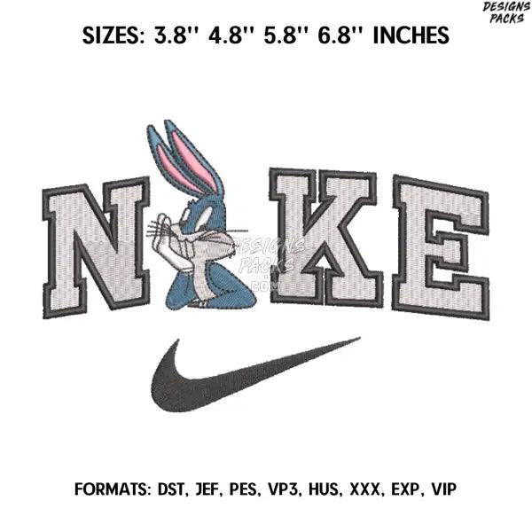 Bugs Bunny Embroidery Design File, Bugs Bunny Anime Embroidery Design,.
