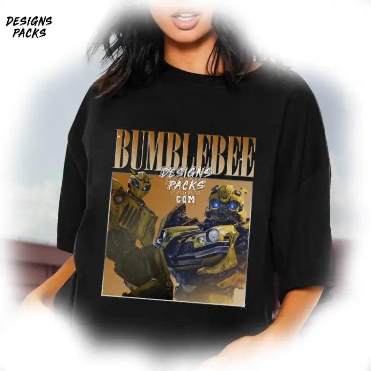 Bumblebee Vintage Graphic Bootleg Rap Png Design