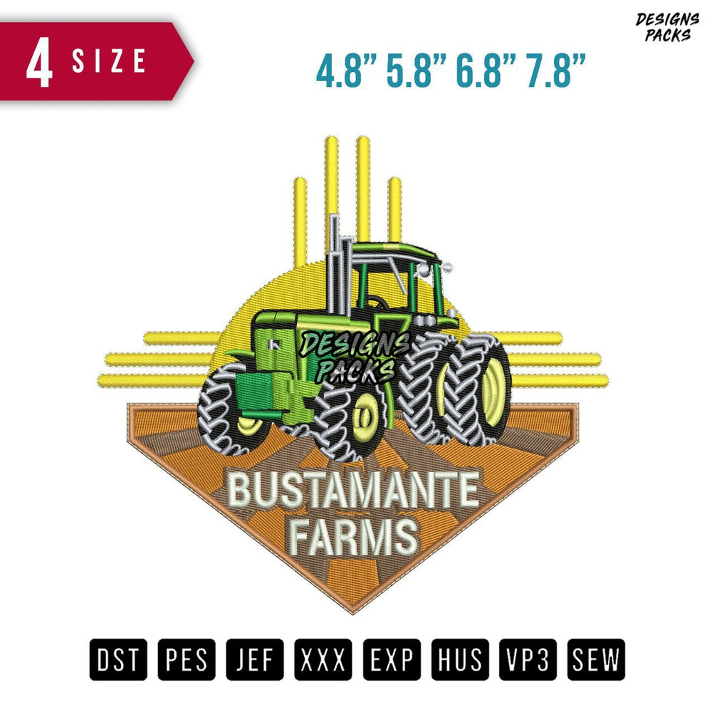 bustamante Embroidery Design