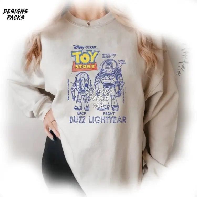 Buzz Lightyear Space Ranger Cartoon Land Toy Story Sketches Png Design