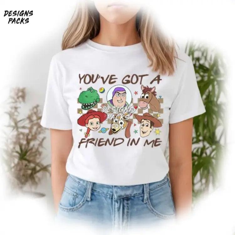 Buzz Lightyear & Woody Wdw Cartoon You’ve Got A Friend In Me Toy Story Png Design
