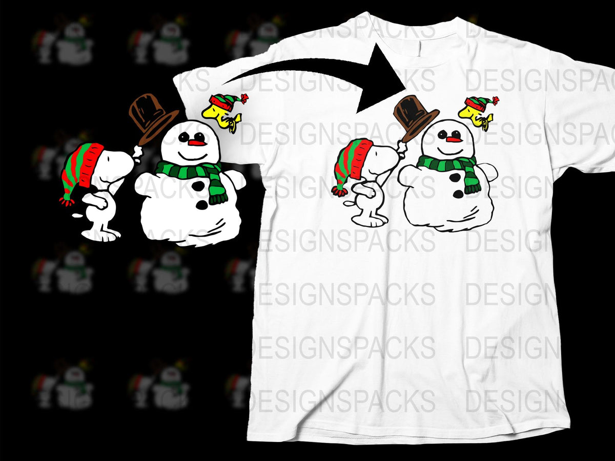 Cute Snowman T-Shirt, Festive Holiday Apparel, Christmas Snowmen Tee, Winter Fashion for All Ages