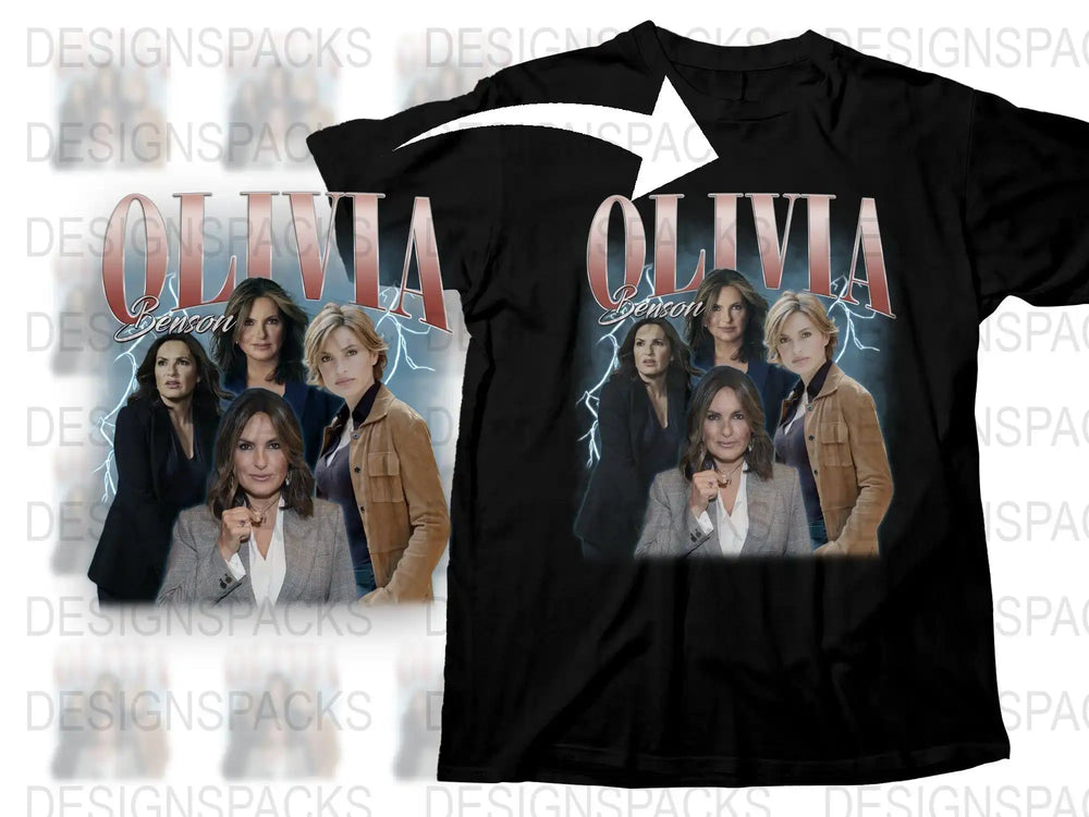Olivia Benson Fan T-Shirt, Law Order SVU Inspired Graphic Tee, TV Show Character Apparel, Unique Gift Idea