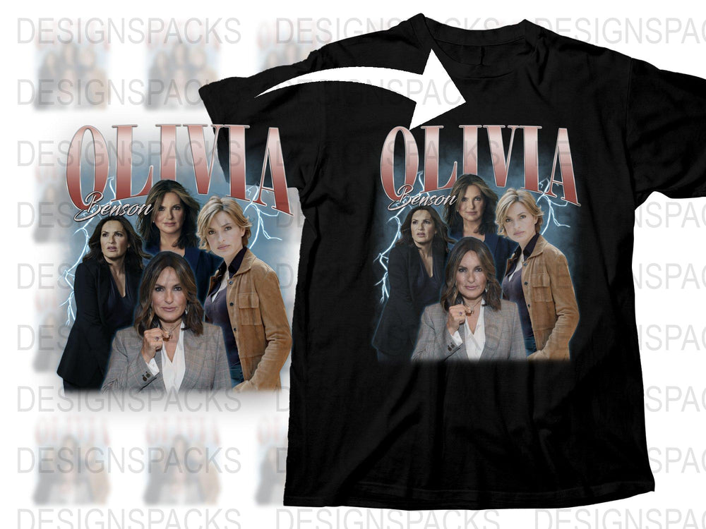 Olivia Benson Fan T-Shirt, Law Order SVU Inspired Graphic Tee, TV Show Character Apparel, Unique Gift Idea