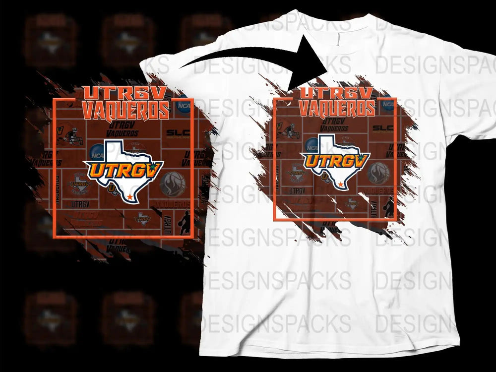 UTRGV Vaqueros Fan T-Shirt, Texas College Sports Team Tee, Unisex Graphic T-Shirt, Unique Gift Idea for Students