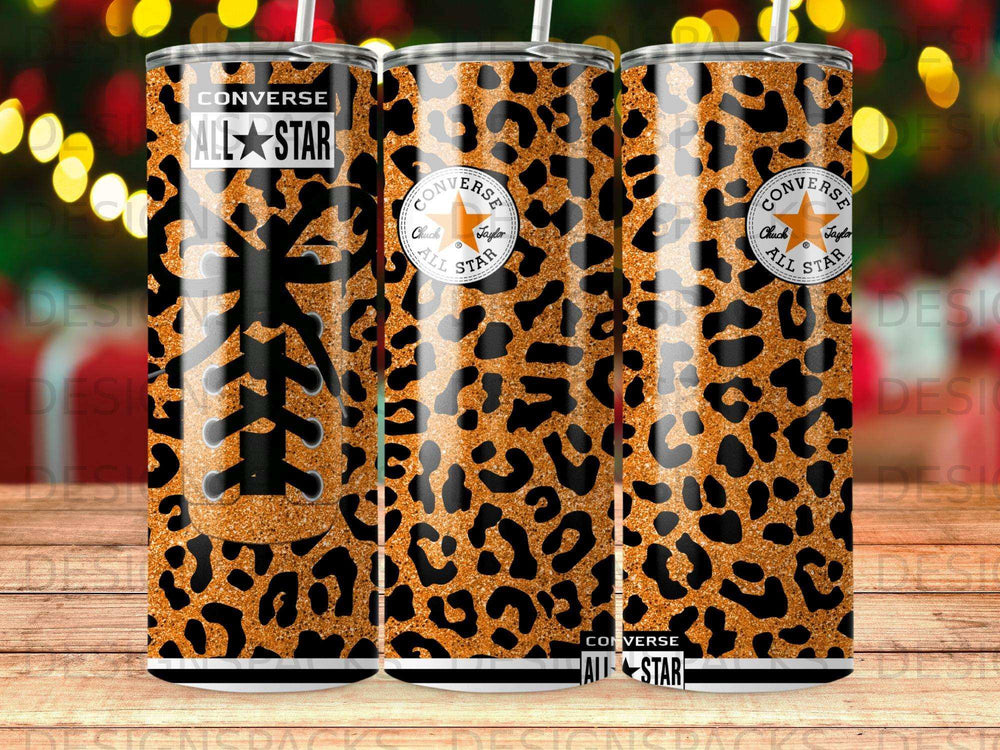 CONVERSE ALL STAR Leopard Print Glitter Tumbler product type