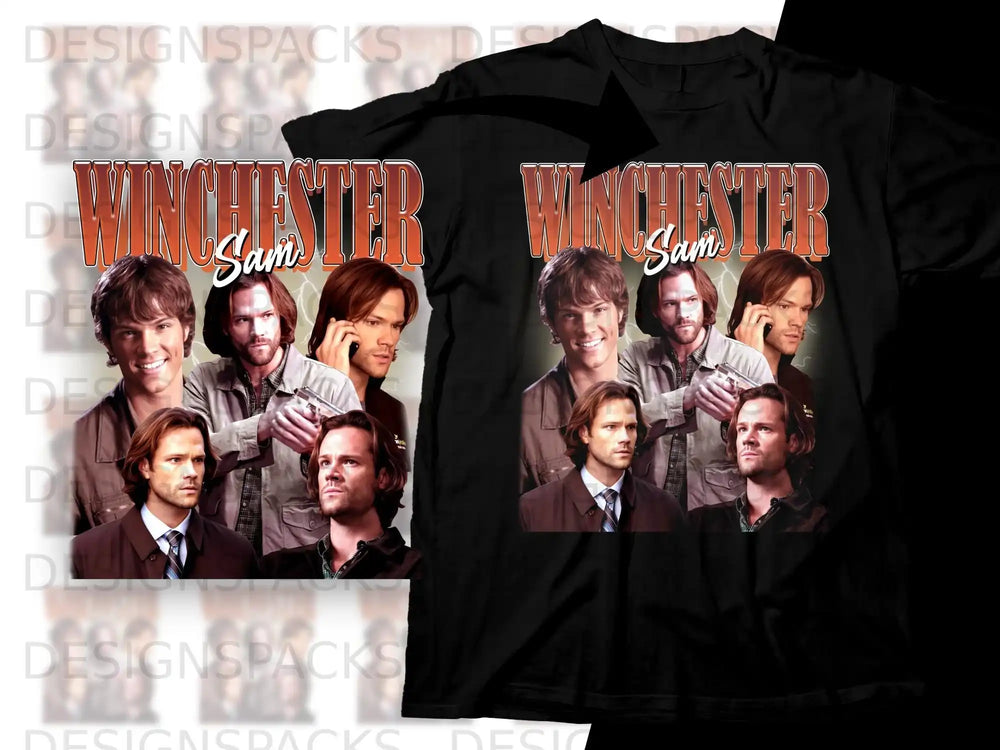 Collage of Jensen Ackles as Dean Winchester and Jared Padalecki as Sam Winchester from Supernatural.
