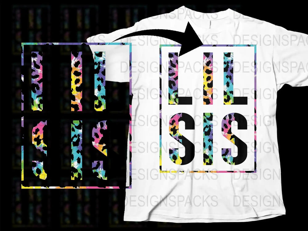 Colorful Abstract SIS Graphic T-Shirt, Modern Art Inspired Casual Wear, Unisex Fashion Top, Unique Gift Idea