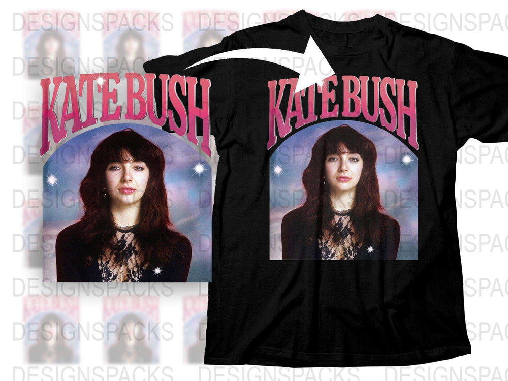 Vintage Kate Bush T-Shirt, Classic Retro Music Tee, 80s Pop Star Fan Shirt, Unique Gift Idea