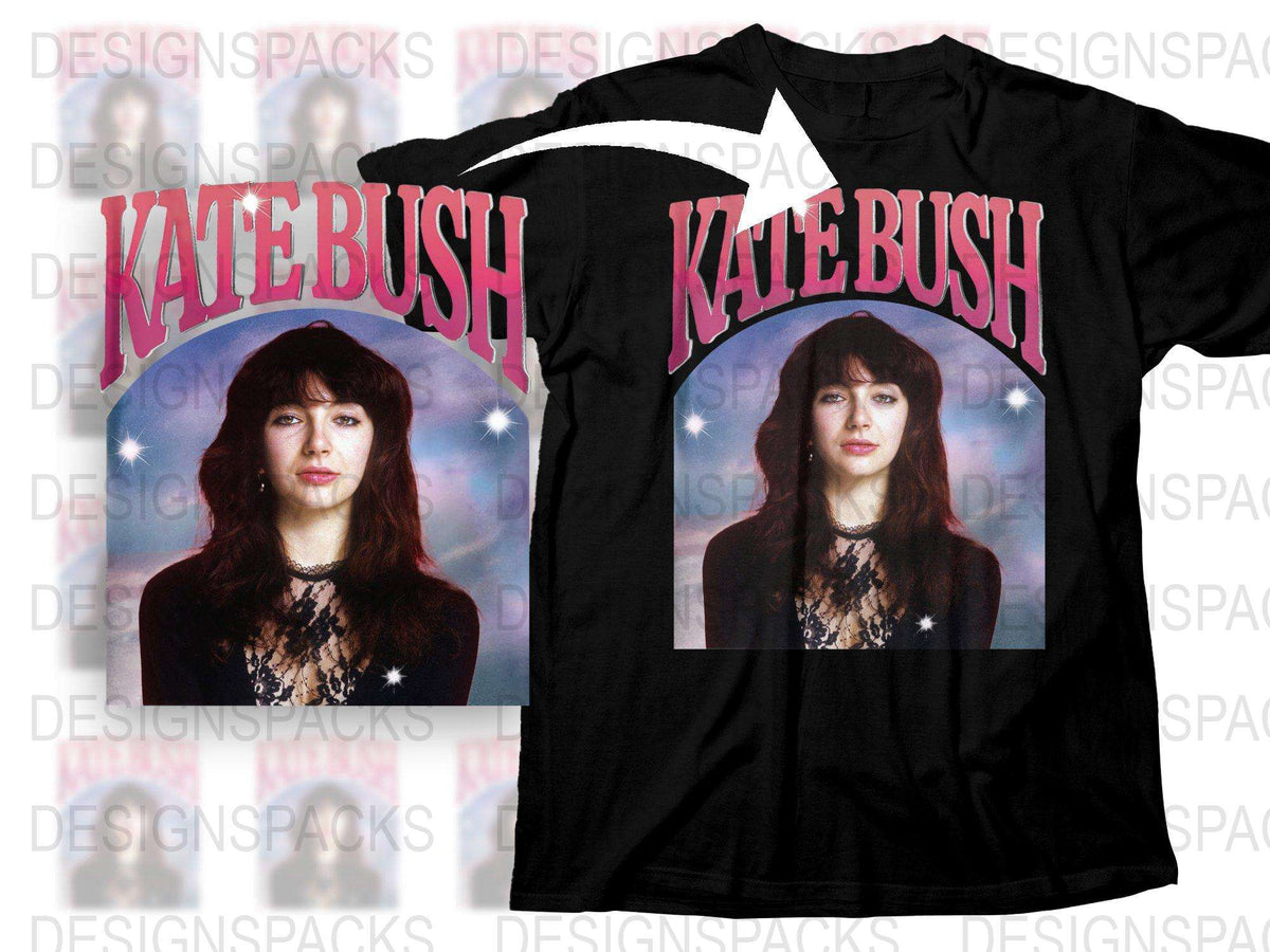 Vintage Kate Bush T-Shirt, Classic Retro Music Tee, 80s Pop Star Fan Shirt, Unique Gift Idea