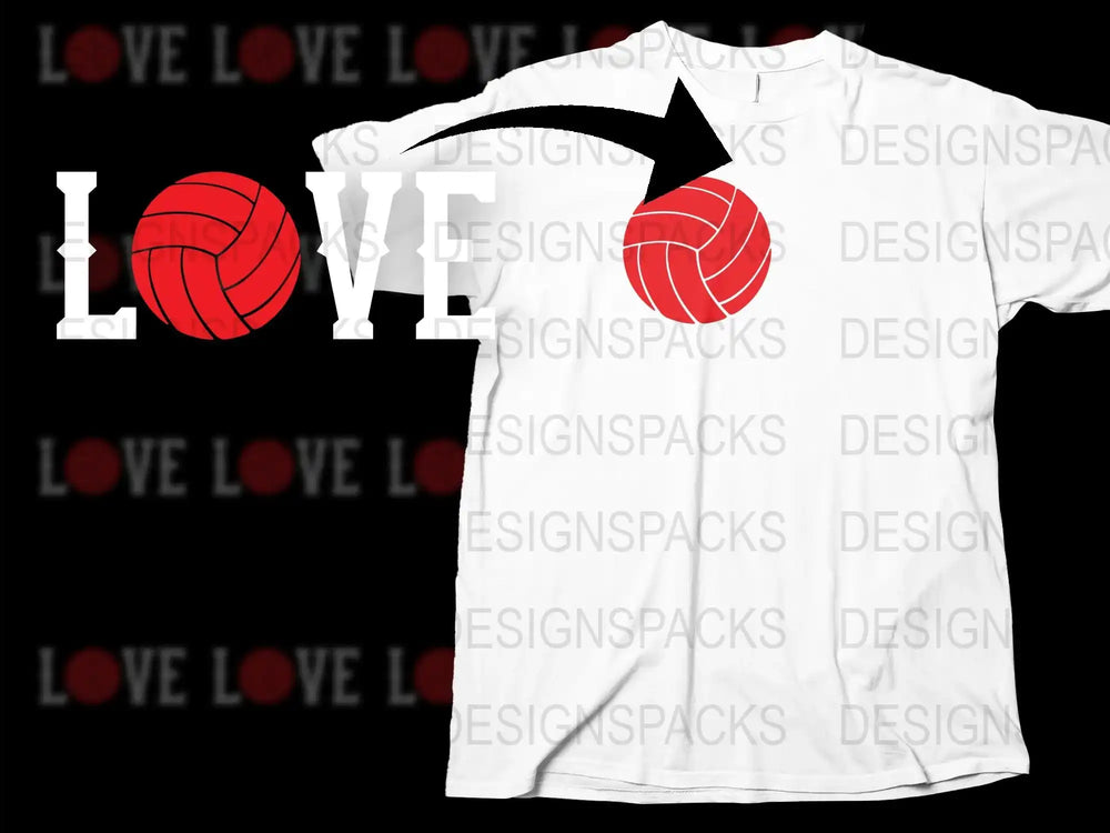 Love Basketball T-Shirt, Unisex Sports Graphic Tee, Red and White, Casual Athletic Apparel, Gift for Basketball Fans