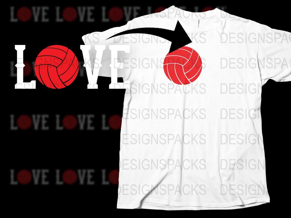 Love Basketball T-Shirt, Unisex Sports Graphic Tee, Red and White, Casual Athletic Apparel, Gift for Basketball Fans