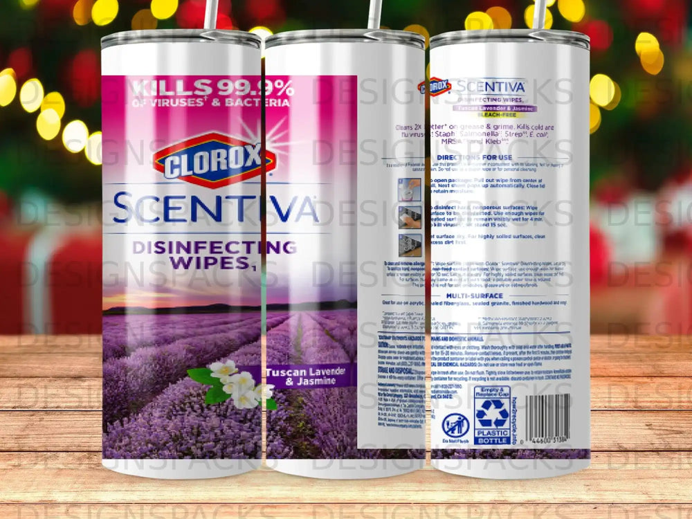 Clorox Disinfecting Wipes, Tuscan Lavender & Jasmine scent.