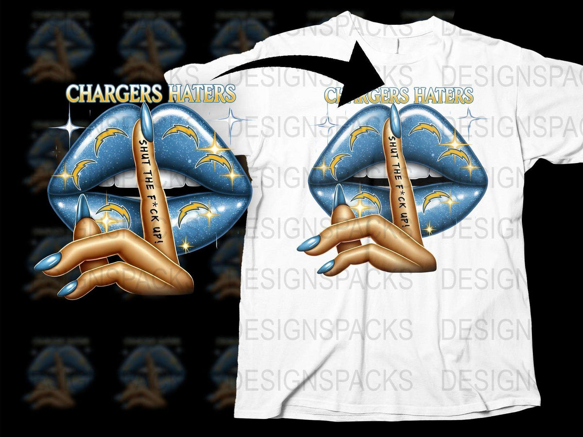 Los Angeles Chargers Haters T-Shirt, Fan Dislike Graphic Tee, Football Season Apparel, Bold Statement Shirt, Unique Sports Gift
