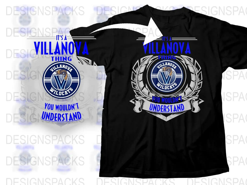 Villanova Wildcats T-Shirt, College Basketball Fan Gear, It's A Villanova Thing You Wouldn't Understand Shirt