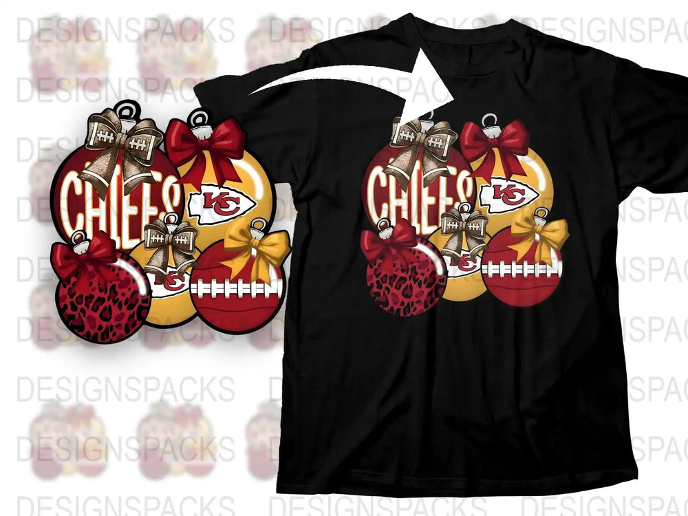 Kansas City Chiefs Inspired Graphic T-Shirt, Football Fan Apparel, Sports Team Support Tees, Gift for Fans