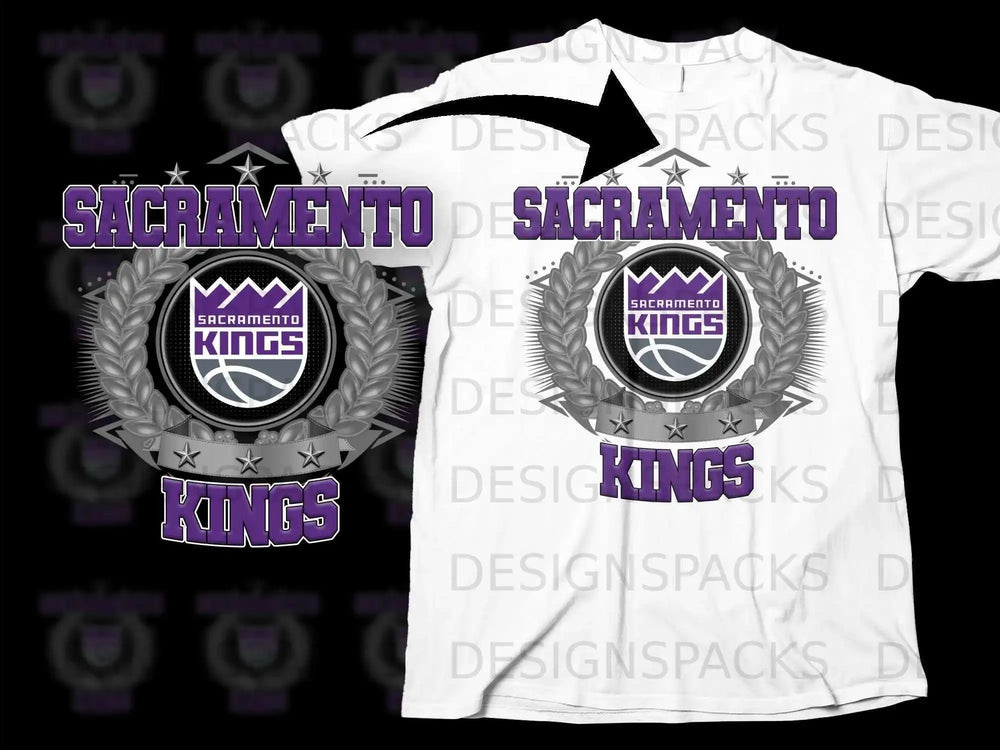 Sacramento Kings Basketball Logo T-Shirt