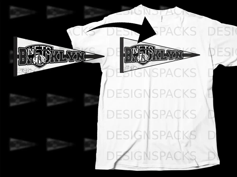 Brooklyn Nets Pennant Graphic T-Shirt Sportswear