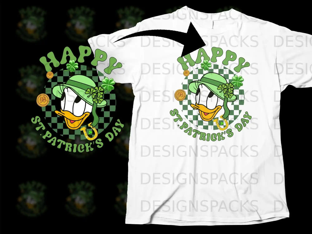 Happy St. Patrick's Day Donald Duck Design product type
