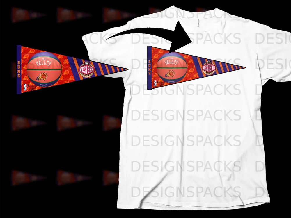 NBA Suns Western Conference Basketball Fan T-Shirt