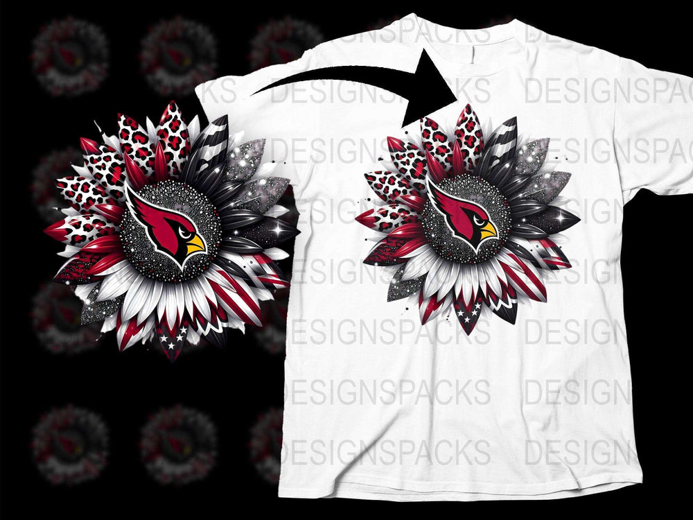 Men's Graphic T-Shirt with Colorful Cardinal Bird Design, Casual Cotton Tee