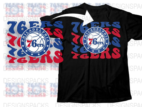 Philadelphia 76ers T-Shirt, Retro Style NBA Team Logo Tee, Unisex Sports Apparel, Fan Gift Idea