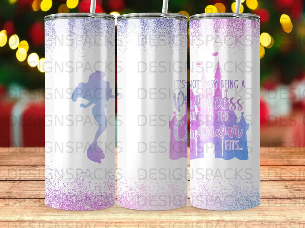 Princess Mermaid Glitter Crown Fits Design product type