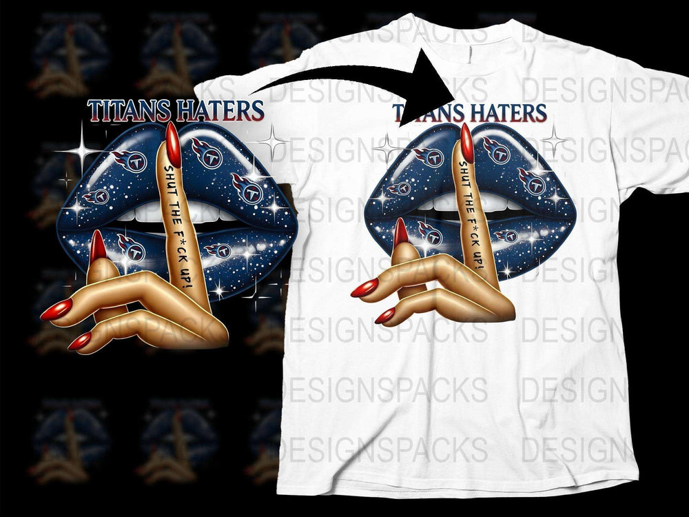 Tennessee Titans Haters T-Shirt, Funny NFL Fan Sports Tee, Unique Graphic Design Shirt, Football Season Apparel