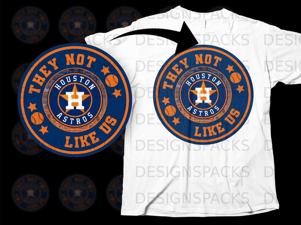 They Not Like Us Houston Astros Fan Apparel
