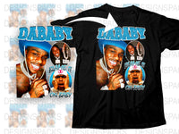 DaBaby Graphic T-Shirt, Hip Hop Artist Merch, Black Cotton Tee, Rap Music Fan Apparel