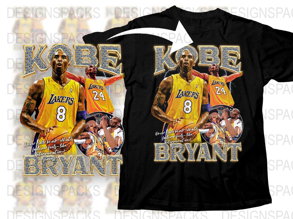 Kobe Bryant T-Shirt, Lakers Legend, Basketball Star, Vintage Sports Tee, Gift for Fans