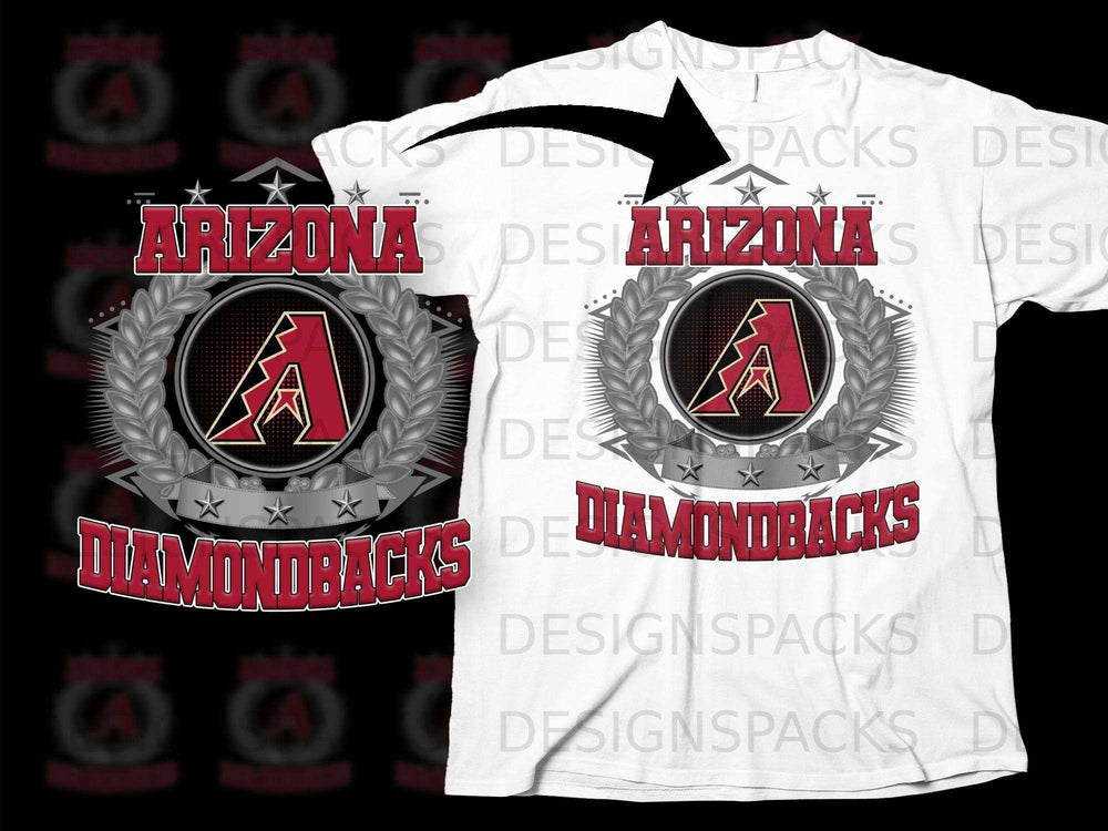 Arizona Diamondbacks Graphic Design T-Shirt