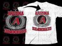 Load image into Gallery viewer, Arizona Diamondbacks Graphic Design T-Shirt
