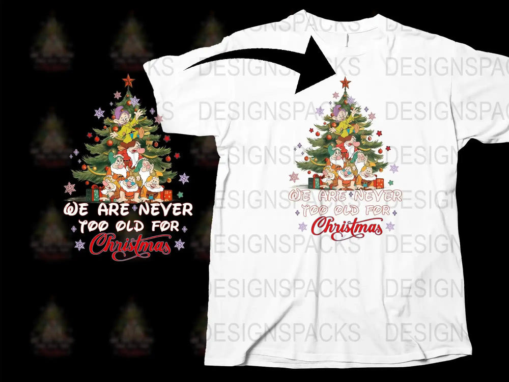 Festive Christmas T-Shirt with Colorful Tree and Quote, Holiday Apparel for All Ages, Unisex Xmas Tee