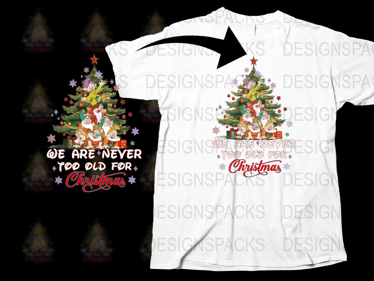 Festive Christmas T-Shirt with Colorful Tree and Quote, Holiday Apparel for All Ages, Unisex Xmas Tee