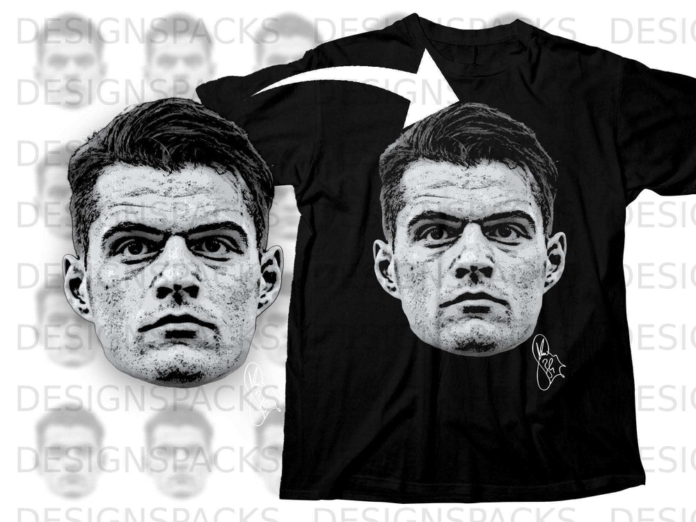 Realistic Face Graphic Tee Unique Apparel Item