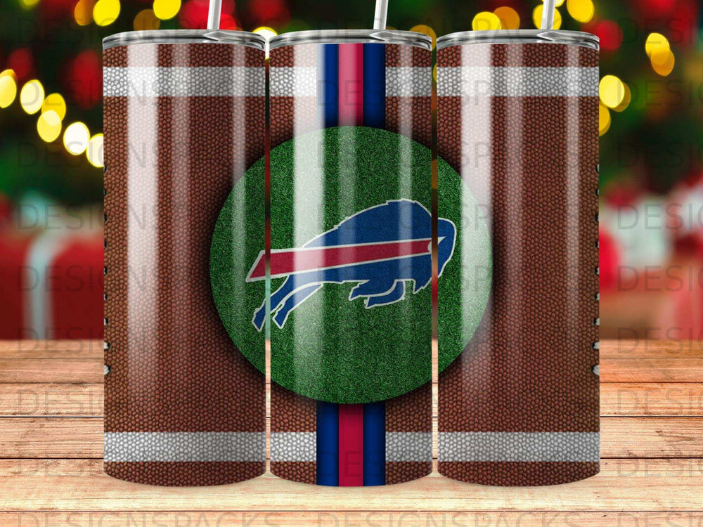 Football Design Buffalo Bills Logo Green Field Tumbler product type