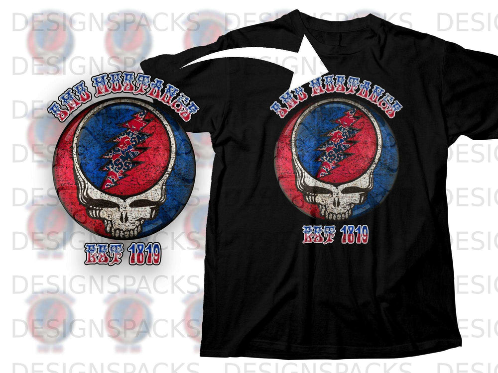 New Mutants Skull Design EST 1819 T-shirt