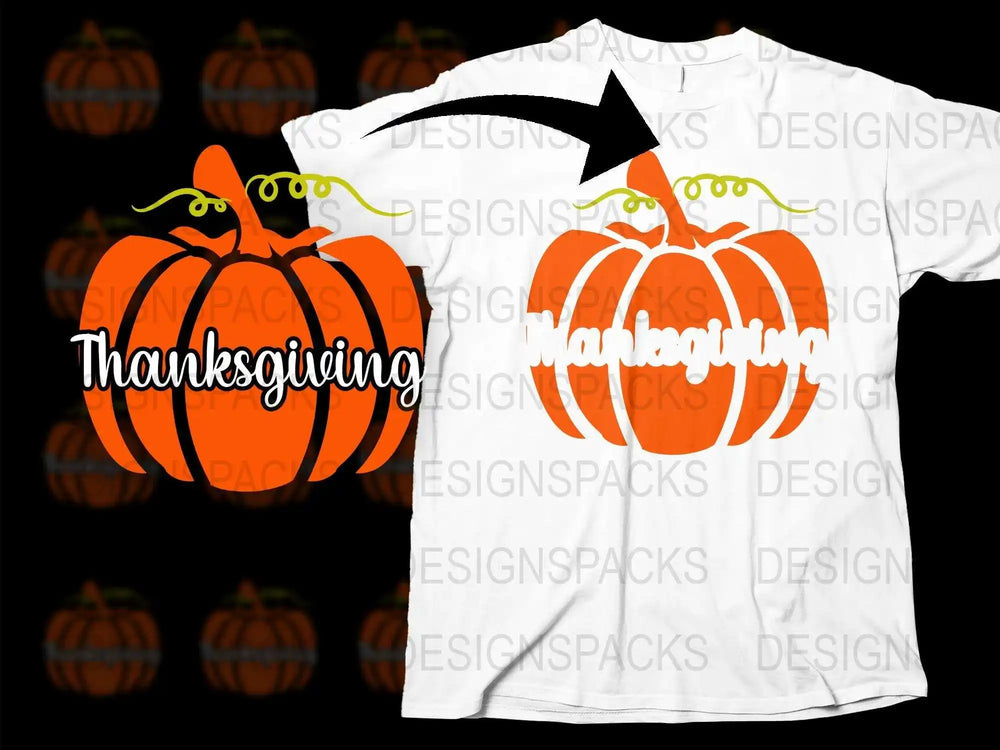 Thanksgiving Pumpkin T-Shirt, Fall Season Orange Graphic Tee, Unisex Autumn Apparel, Holiday Casual Wear