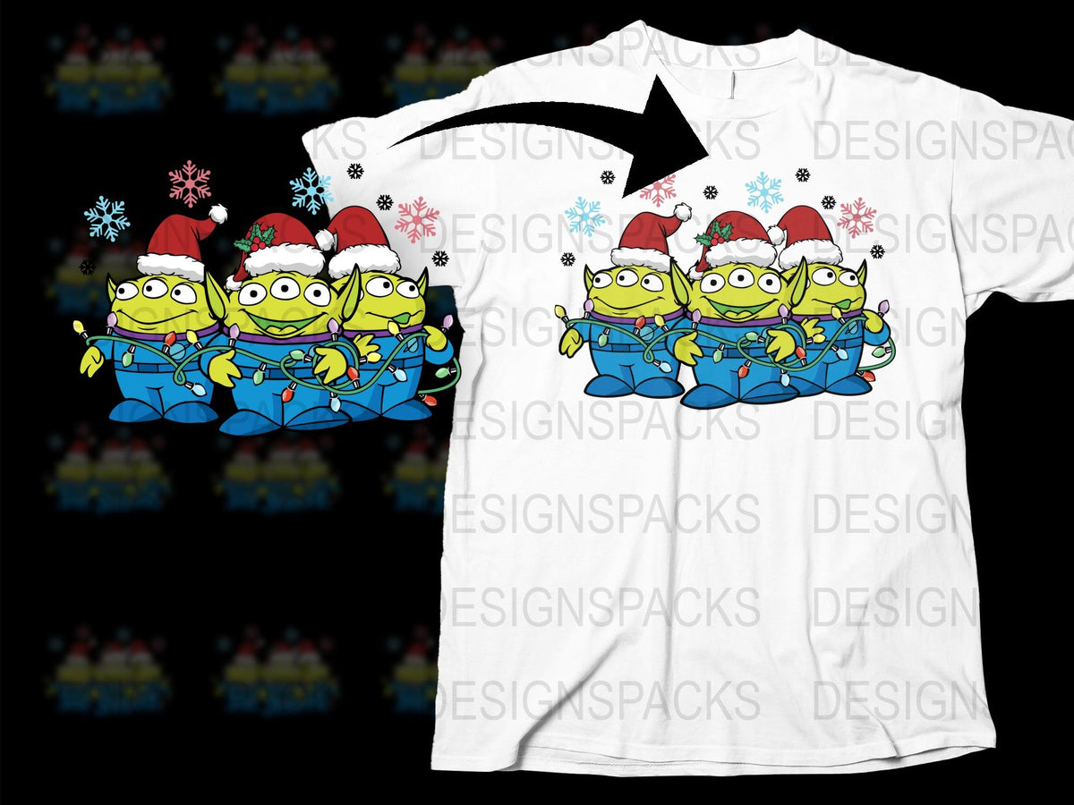 Minion Christmas T-Shirt, Funny Holiday Tee, Family Matching Shirts, Festive Cartoon Characters Apparel