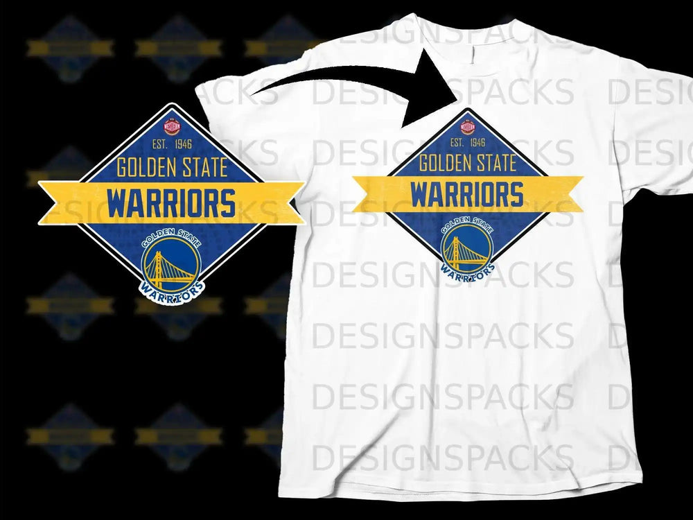 Golden State Warriors Est. 1946 Team Logo T-shirt