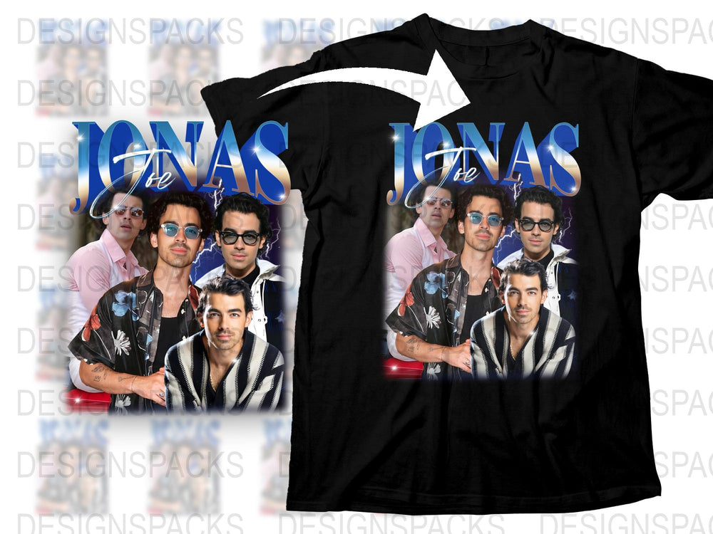 Jonas Brothers Inspired Graphic Tee, Pop Band T-Shirt, Vintage Style Concert Shirt, Multiple Designs Available