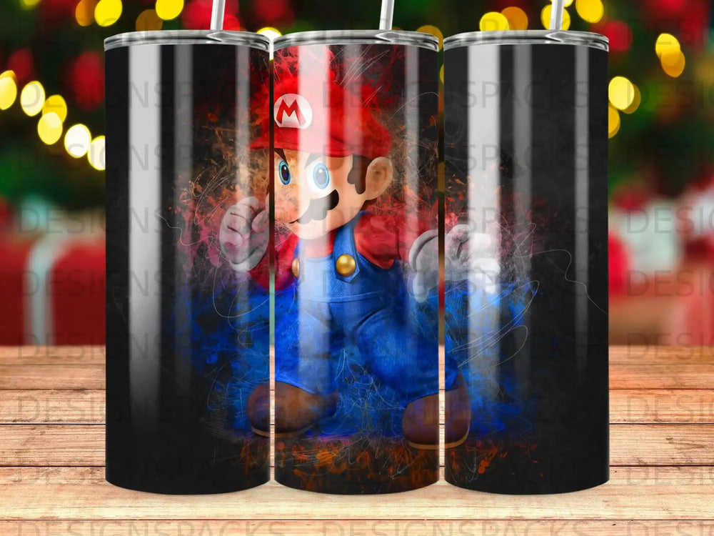 Mario classic character video game hero tumbler product type