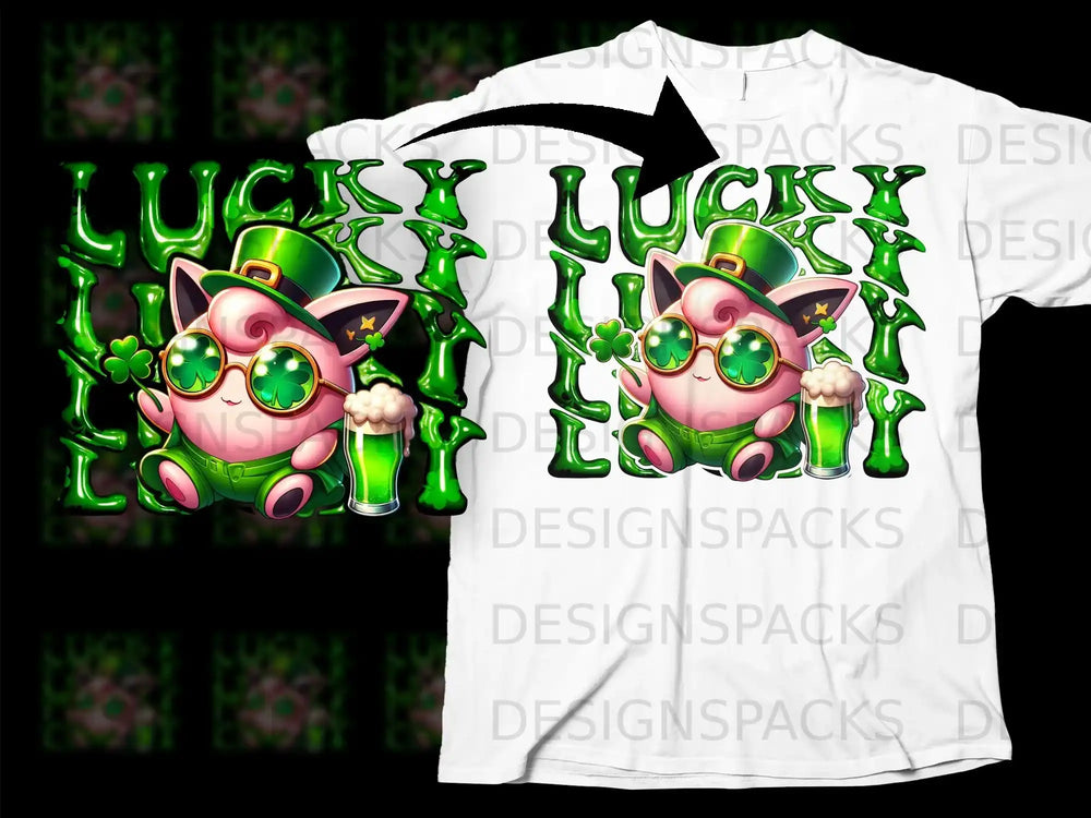Lucky Leprechaun Character Shamrock Green Beer product type